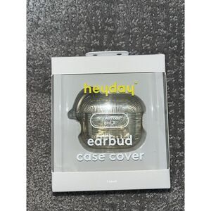 NEW‼ Heyday GOLD GEO LINES AirPods 3rd Generation Silicone Case w/‎ Clip